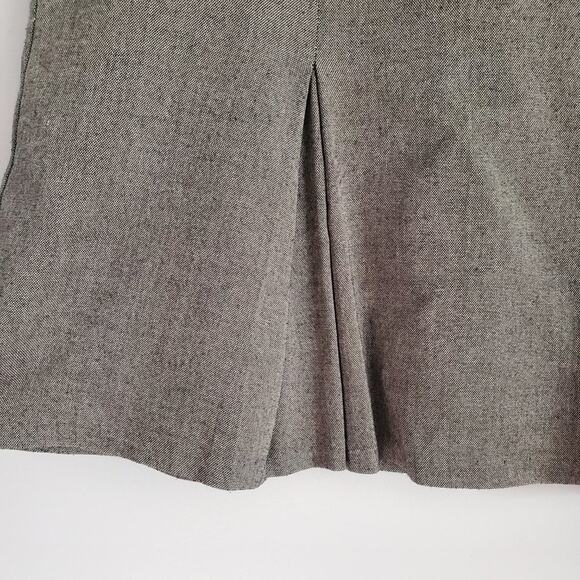 Geoffrey Beene Sport Stretch Gray Pleated Shirt 16 - Picture 3 of 5